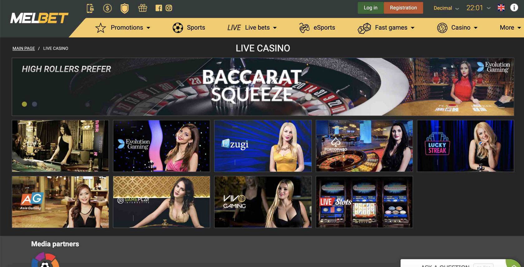 Melbet Casino